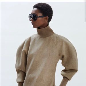 Frankie Shop Balloon Turtleneck Sweater